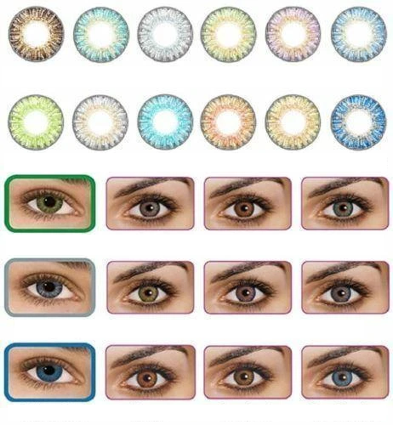 Freshlook Colorblends Colored Contacts Lenses Non Prescription (Buy 3 get 1 Free)