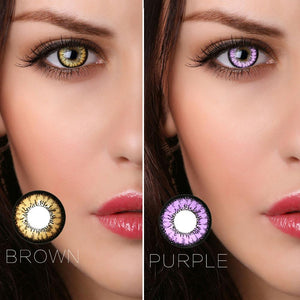 HONEY Color Contact Lenses (12 Month) (Buy 3 get 1 Free)
