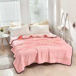 🔥Summer time limit-50% DISCOUNT-❄️Cool Ice Silk Summer Blanket Queen King Size-Perfect for summer
