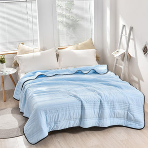 🔥Summer time limit-50% DISCOUNT-❄️Cool Ice Silk Summer Blanket Queen King Size-Perfect for summer