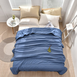 🔥Summer time limit-50% DISCOUNT-❄️Cool Ice Silk Summer Blanket Queen King Size-Perfect for summer
