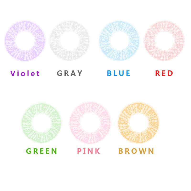 Coloured Lenses Color Contact Lenses (12 Month) (Buy 3 get 1 Free)