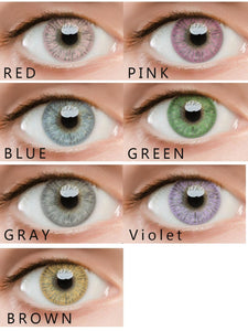 Coloured Lenses Color Contact Lenses (12 Month) (Buy 3 get 1 Free)