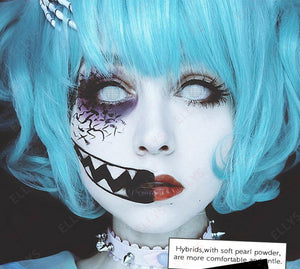 White Mesh Halloween Colored Contacts
