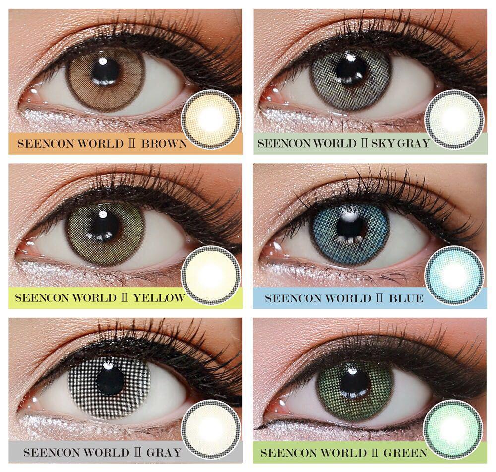 Seencon 2nd (12 Month) Color Contact Lens (Buy 3 get 1 Free)