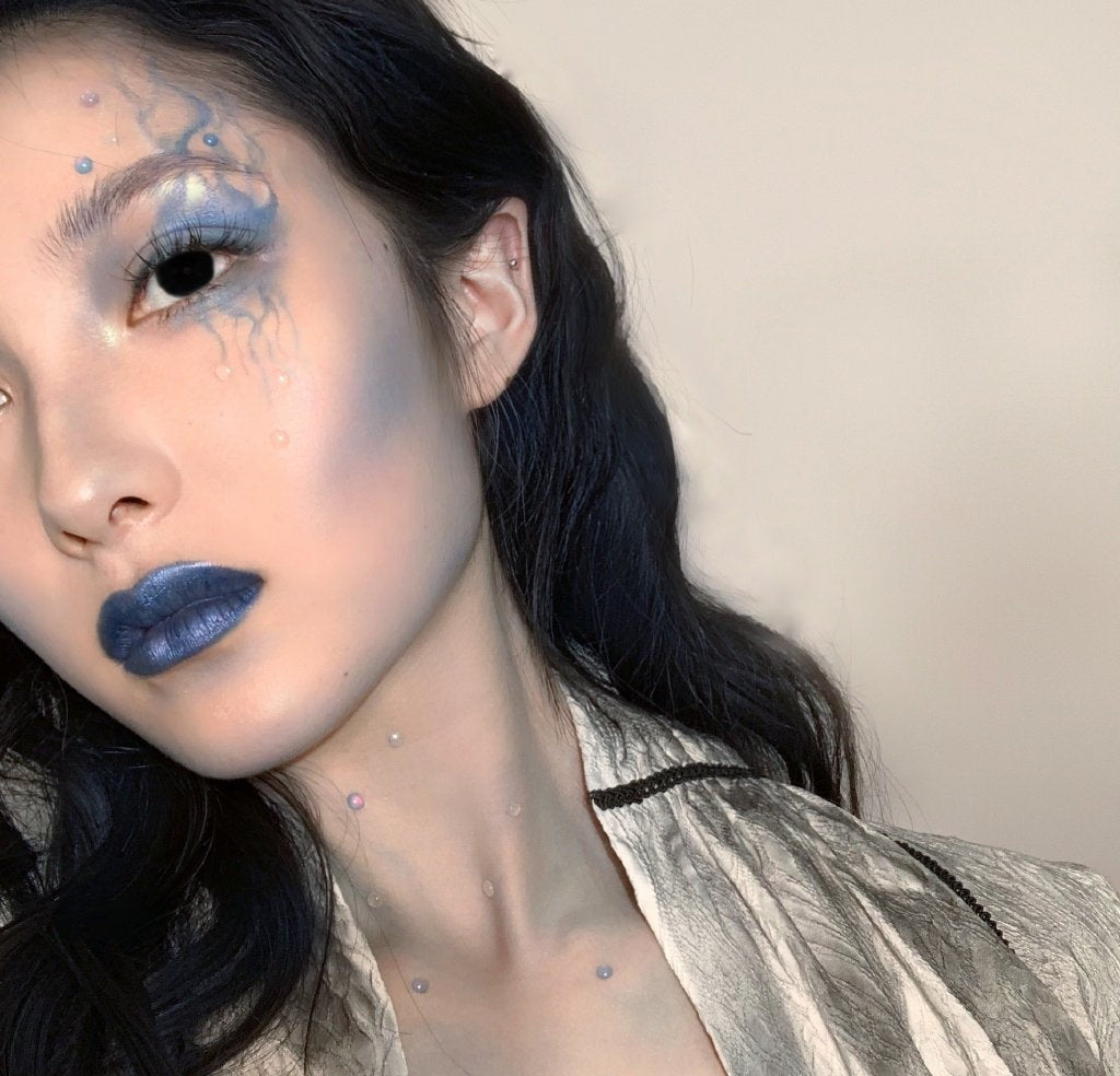 Blind Black Halloween Color Contact Lenses
