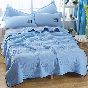 🔥Summer time limit-50% DISCOUNT-❄️Cool Ice Silk Summer Blanket Queen King Size-Perfect for summer