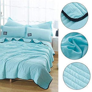 🔥Summer time limit-50% DISCOUNT-❄️Cool Ice Silk Summer Blanket Queen King Size-Perfect for summer