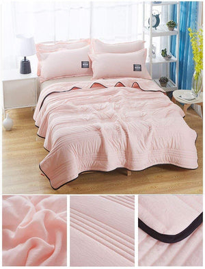 🔥Summer time limit-50% DISCOUNT-❄️Cool Ice Silk Summer Blanket Queen King Size-Perfect for summer