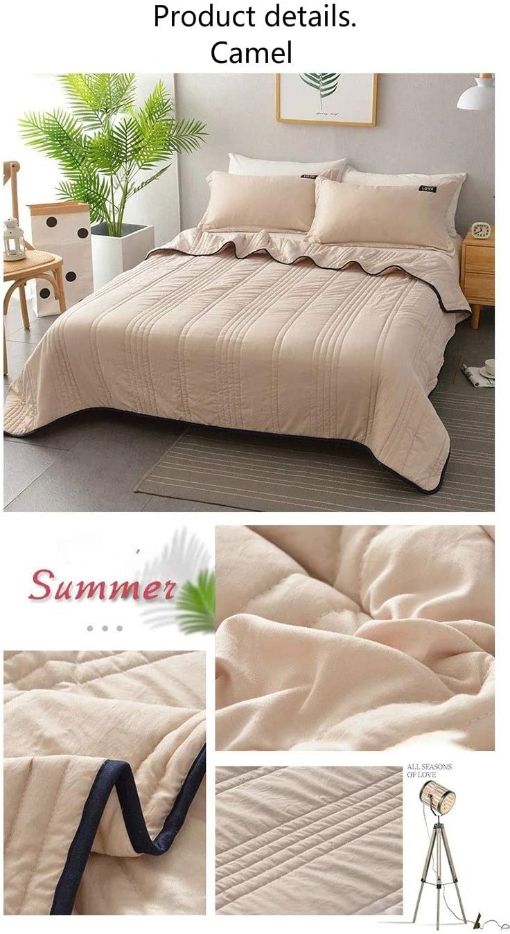 🔥Summer time limit-50% DISCOUNT-❄️Cool Ice Silk Summer Blanket Queen King Size-Perfect for summer