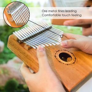 17 keys Kalimba Thumb Piano Finger Piano Therapy Musical Instrument