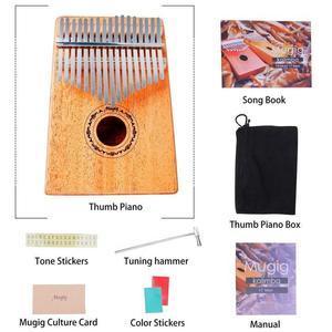 17 keys Kalimba Thumb Piano Finger Piano Therapy Musical Instrument
