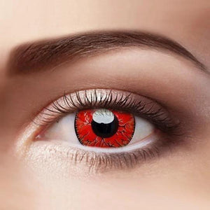 Crack Cosplay Red Halloween Colored Contacts