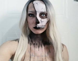 White Out Halloween Contact Lenses
