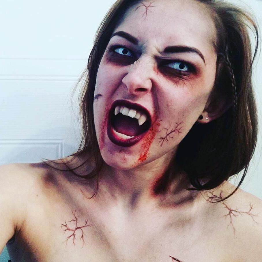 White Out Halloween Contact Lenses
