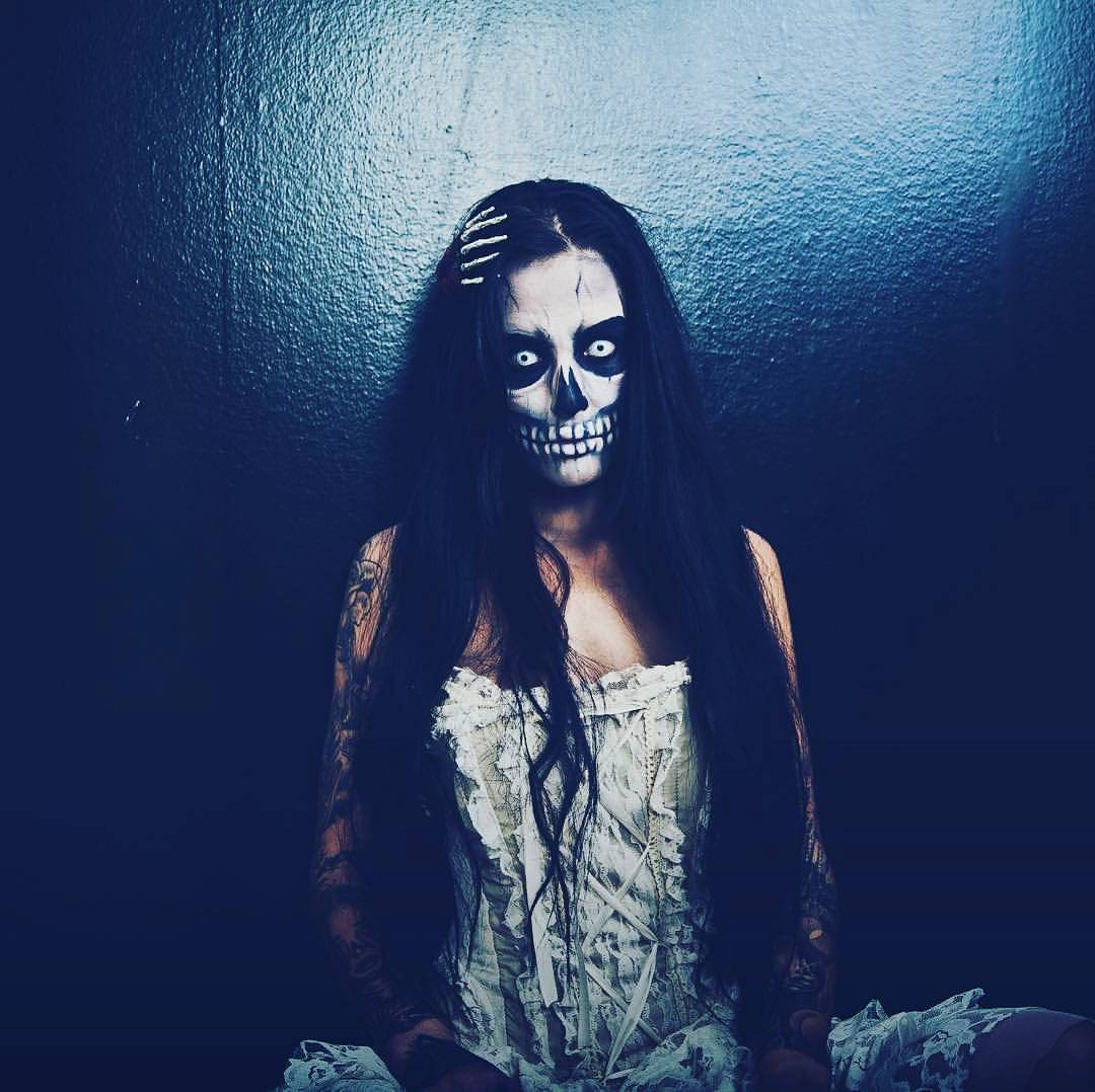 White Out Halloween Contact Lenses