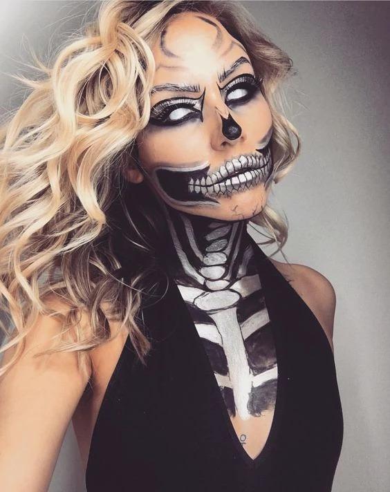 Blind White Halloween Colored Contact Lenses