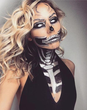 Blind White Halloween Colored Contact Lenses