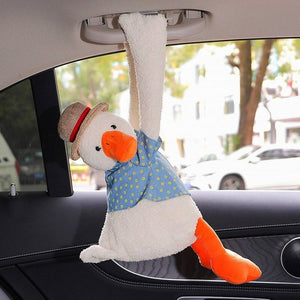 Duck Creative Ass Tissue Box Cute Animals Car Paper Boxes Lovely Napkin Holder for Car Seat