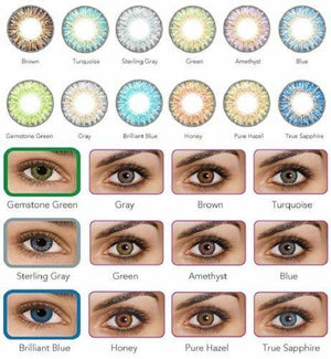 Freshlook Colorblends Colored Contacts Lenses Non Prescription (Buy 3 get 1 Free)