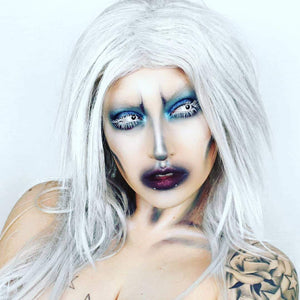 White Out Halloween Contact Lenses